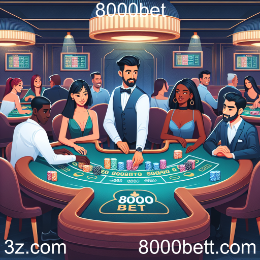 Experiência Imersiva no Cassino ao Vivo do 8000bet